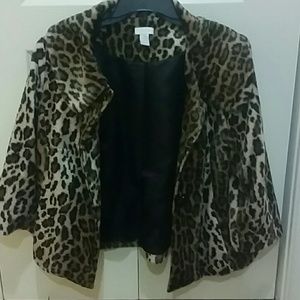 Cheetah print jacket